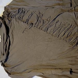 Women's lovestitch fringe top